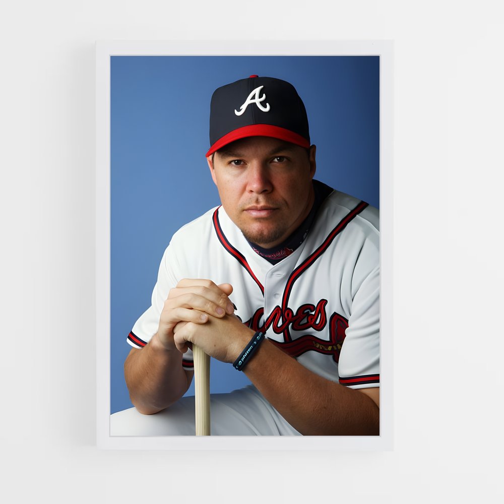 Poster Chipper en Action – affiche Baseball (vue 3)